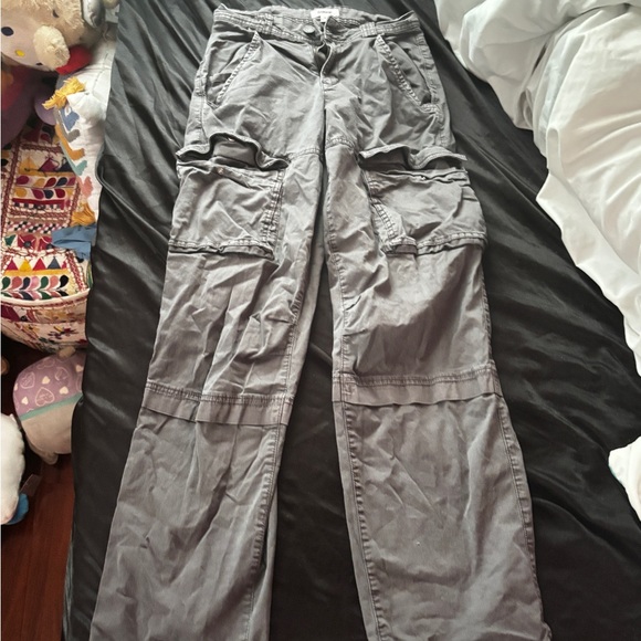 Gray Cargo Pants - Picture 1 of 5